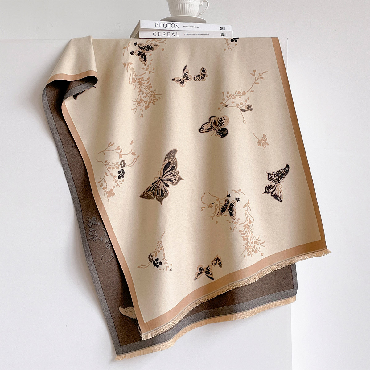 Women Imitation Cashmere Scarf - Pashmina Wrap Large review and price