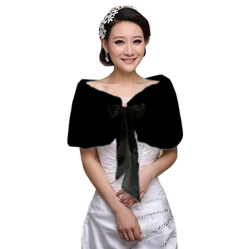 Women's Bridal Wedding Faux Fu - Stole Wedding Shawl review and price