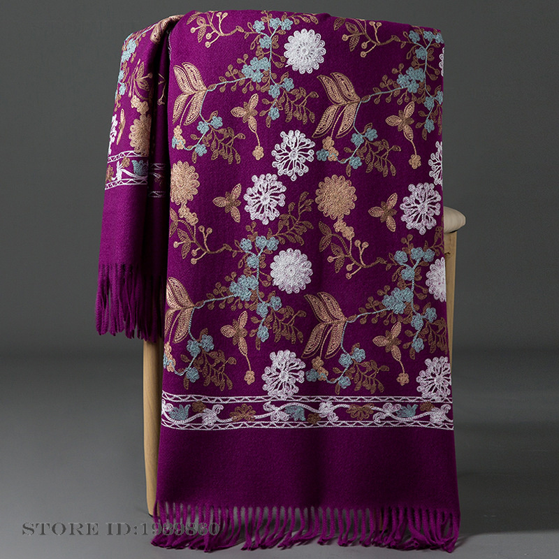 Women's Cashmere Pashmina Scar - Woven Scarf Blanket review and price