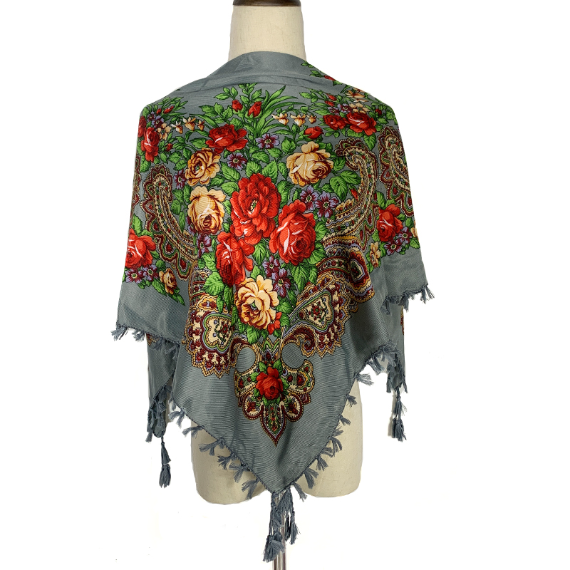 90*90cm WomenRussian Floral Sq - Bandana Cotton review and price
