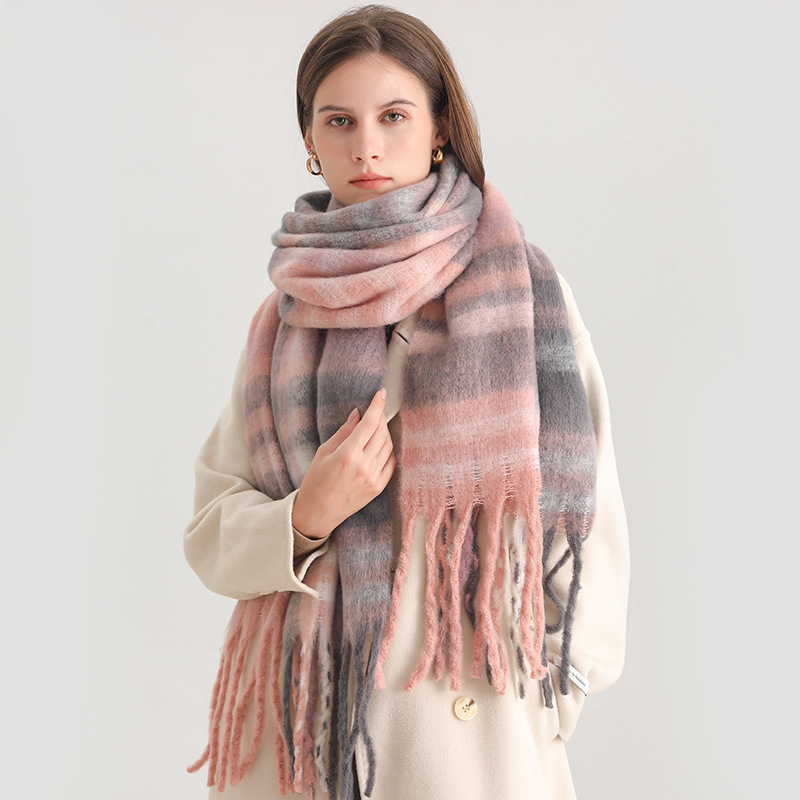 Korean Winter Imitation Cashme - Woven Scarf Blanket review and price